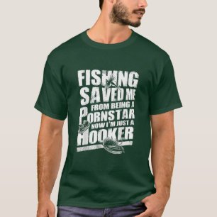 Mens Im Just A HookerFunny Fishing s For Men682  T-Shirt