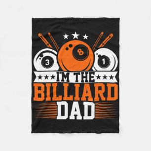 Mens Im The Billiard Dad - Funny Pool Dad Snooker Fleece Blanket