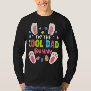 Mens I'm The Cool Dad Bunny Father Matching Family T-Shirt