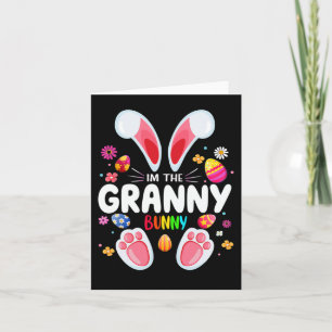 Mens I'm The Granny Bunny Matching Family Easter P Card