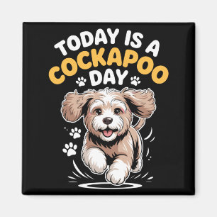 Mens Is A Apoo Day Fun Cute Dog Breed Pet Owner Magnet