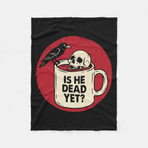 Mens Is He Vintage Government Agencyd Yet Fleece Blanket