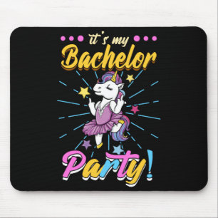 Mens Its My Bachelor Party Groom Performance Mouse Pad