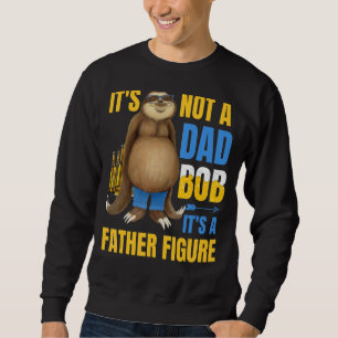 Mens It's Not A Dad Bod Dad Sarcastic Joke Beer Fa Sweatshirt