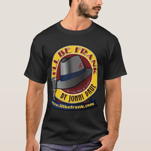 Mens Je serai Frank Black T-Shirt (Devant)