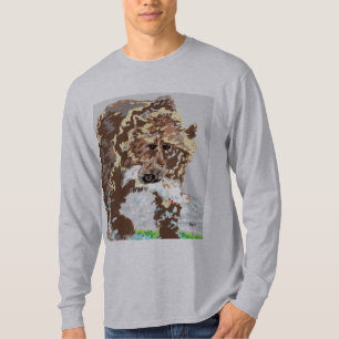 Men's Jersey Long Sleeve T-Shirt Grizzly Bear