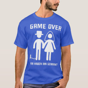 Mens JGA Game Over Groom Stag Night JGA Party T-Shirt