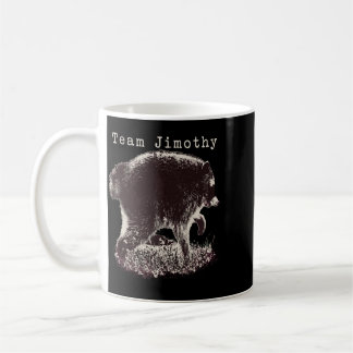Mens Jimothy Raccoon Funny Trash Panda Team Coffee Mug
