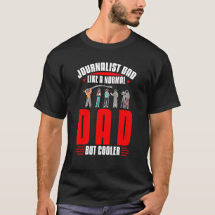 Mens Journalist Writing Journalism Reporter Media T-Shirt