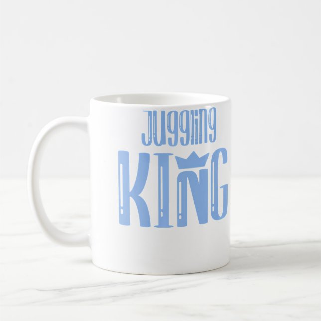 Mens Juggling King Coffee Mug (Left)