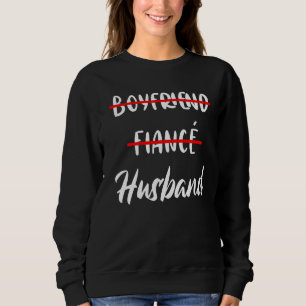 Mens Just Married  His and Hers  Newly Married Cou Sweatshirt