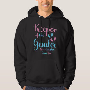 Mens Keeper Of The Gender You Promoted Great Gran Hoodie