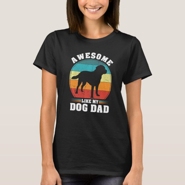 Mens Labrador Dog Labrador Retriever Lab  Dog Dad  T-Shirt (Front)