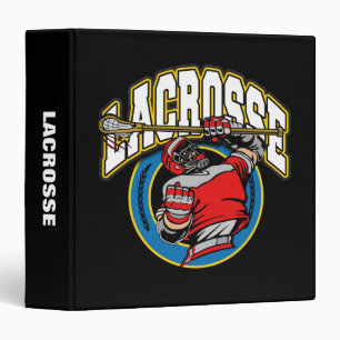 Men's Lacrosse Logo Binder