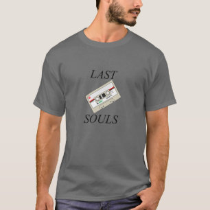 Mens Last Souls Nostalgia Retro Cassette Walkman T-Shirt