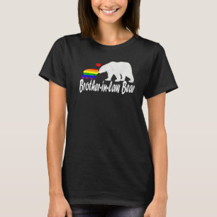 Mens Lgbt Brother In Law Bear Gay Pride Equal Righ T-Shirt