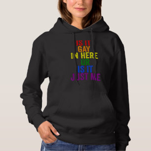 Mens Lgbt Pride Gay Trans Is It Gay Lgbtq Pride Hoodie