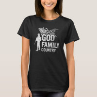 Mens Liberty Proud Soldier Usa Flag God Family Cou