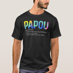Mens Like A Regular Grandpa Only Way Cooler Papou T-Shirt