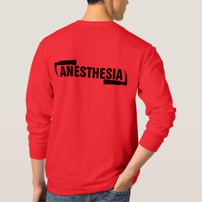 Men's Long Sleeve Anesthesia Shirt (Back)