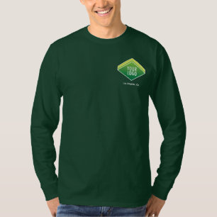 Men's Long Sleeve Shirt Company Logo Branded