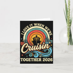 Mens love when cruising together 2026 matching card