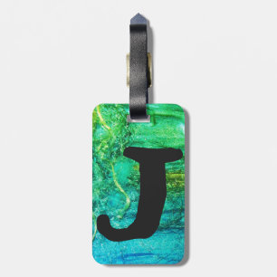 Men's luggage tag for names starting with J
