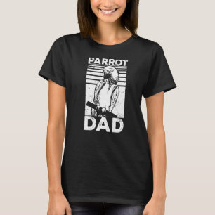 Mens Macaw Bird Parrot Dad Parakeet T-Shirt