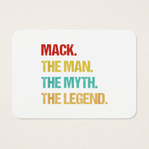 Mens Mack The Man The Myth The Legend