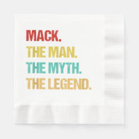 Mens Mack The Man The Myth The Legend