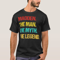 Mens Madden The Man the Myth the Legend