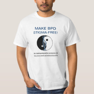 Mens "Make BPD Stigma-Free!" Logo T-Shirt