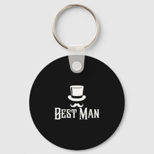 Mens man bachelor party wedding men funny matching keychain