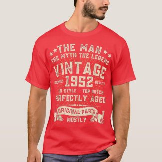 Mens Man Myth Legend 1952 70th Birthday For 70 Ye T-Shirt