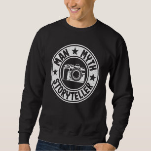 Mens Man Myth Storyteller Photographer Dad Mens  P Sweatshirt