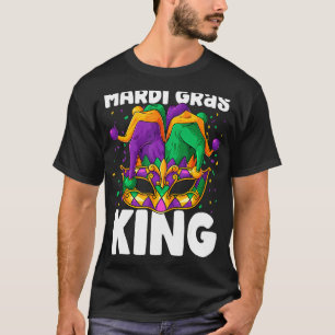 Mens Mardi Gras King Carnival Celebrations Party F T-Shirt