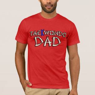 Men's Martial Arts Taekwondo Dad Blue Belt T-Shirt