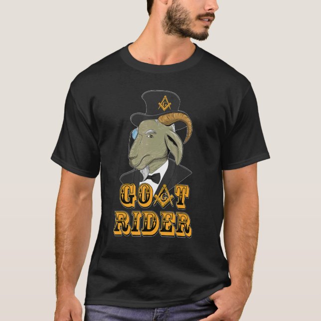 Mens Mason Goat Rider Greatness Over All Time Fath T-Shirt (Front)