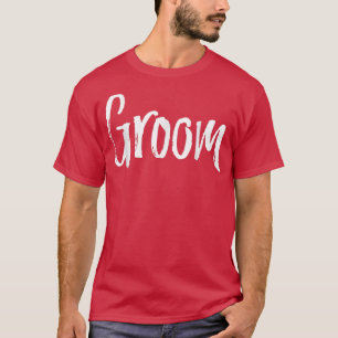 Mens Matching Bride and Groom Couples Wedding  T-Shirt