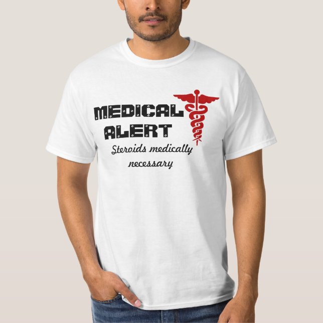 Mens medical alert shirt (Front)