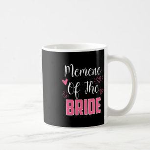 Mens memere of the bride family wedding party wife coffee mug