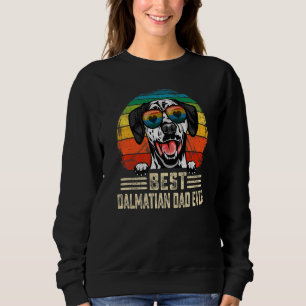 Mens Men Best Dalmatian Dad Ever Vintage Father's  Sweatshirt