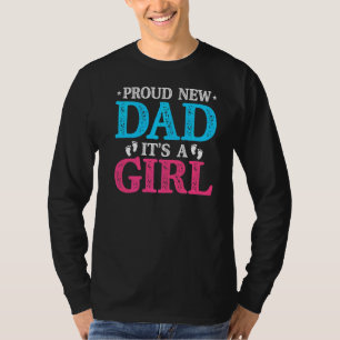 Mens Men Proud New X0008 Dad It's A Girl Gender R T-Shirt