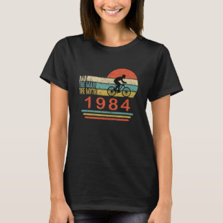Mens Men s vintage 1984 bicycle road bike retro vi T-Shirt