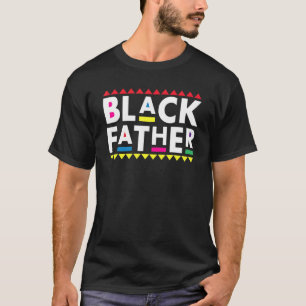 Mens Mens Afro Man African American Black Father T-Shirt