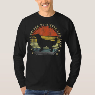 Mens Mens Best Golden Retriever Dad Ever Daddy Dog T-Shirt