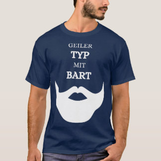 Mens Mens Cool ype with Beard  Beard Carrier Beard T-Shirt
