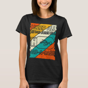 Mens Mens Father's Day I Keep All My Dad Jokes In T-Shirt