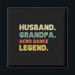 Mens Mens Funny Husnd Grandpa Biathlon Legend Vint Magnet<br><div class="desc">Mens Mens Funny Husnd Grandpa Biathlon Legend Vintage Retro</div>