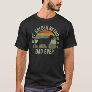 Mens Mens Golden Retriever Dad Dog Tee  Fathers Da